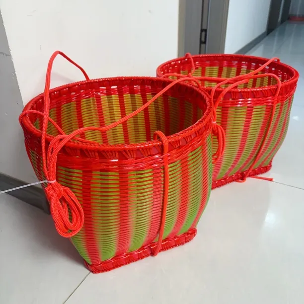 喜庆箩筐乔迁新居入火大吉手工编织收纳篮纯手工编制