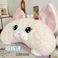 可爱毛绒玩具德文猫抱枕1个【55cm】（手工测量误差3-5cm）