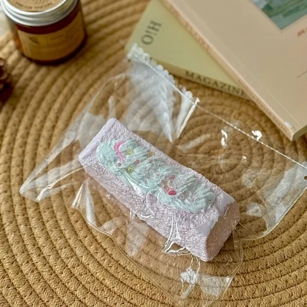 沐目家硅胶捏捏 干乳膏手感 奶油吐司条 190克左右