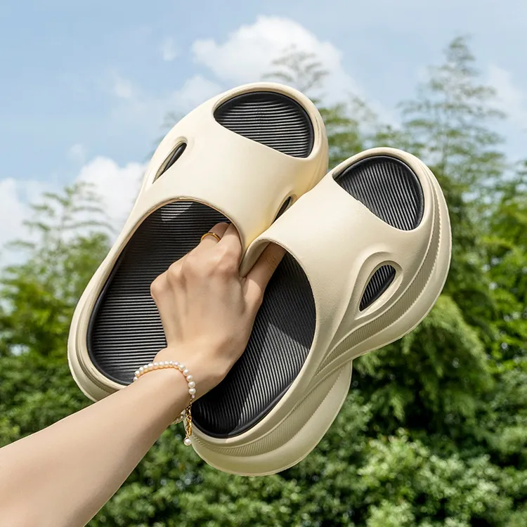 【金先生专属】厚底防滑拖鞋外穿时尚一脚蹬踩屎感沙滩凉鞋舒适百搭