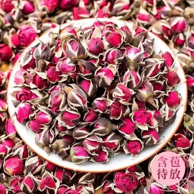 天然正品金边玫瑰花茶正宗玫瑰花苞可泡茶