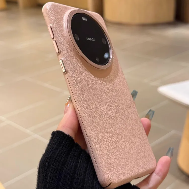 高级荔枝纹适用华为mate70手机壳60RS硬壳荣耀magic7pro全包防摔