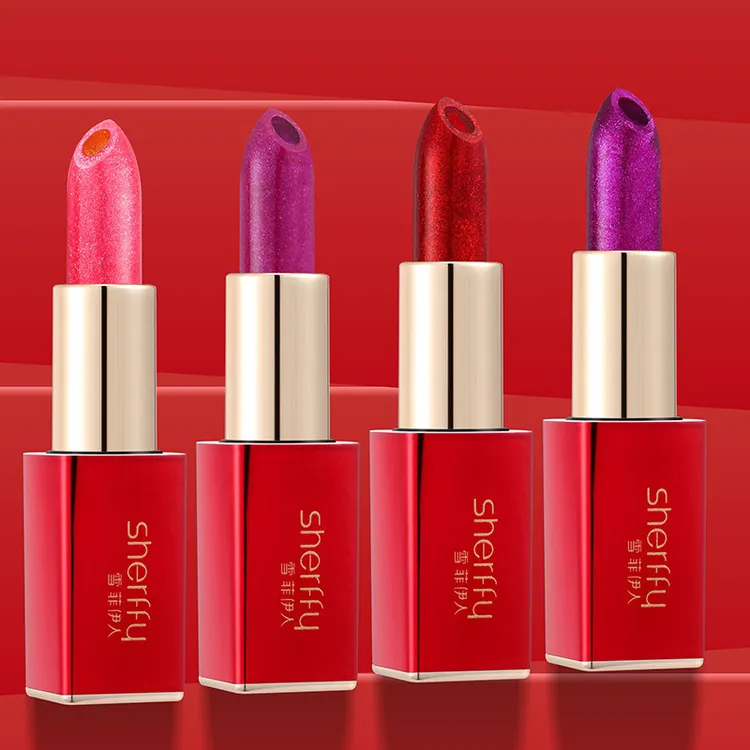 sherffy靓闪夹心滋润口红