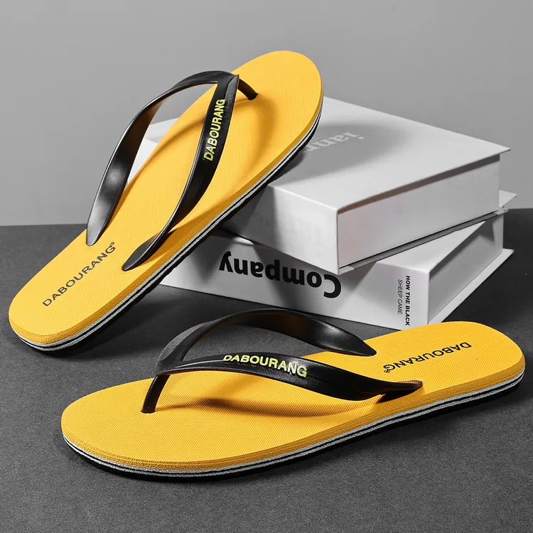 哒卜人人字拖夏季外穿防滑软底凉拖新款户外沙滩速干夹脚拖鞋男士