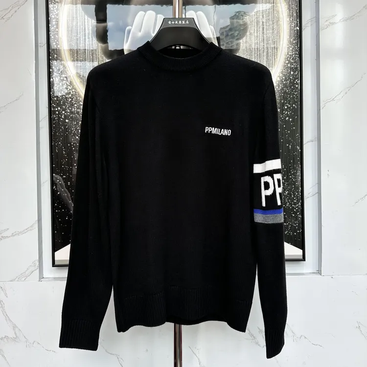 阔【PP打底衫】秋冬季男士潮流圆领时尚休闲保暖高奢内搭毛衫8162