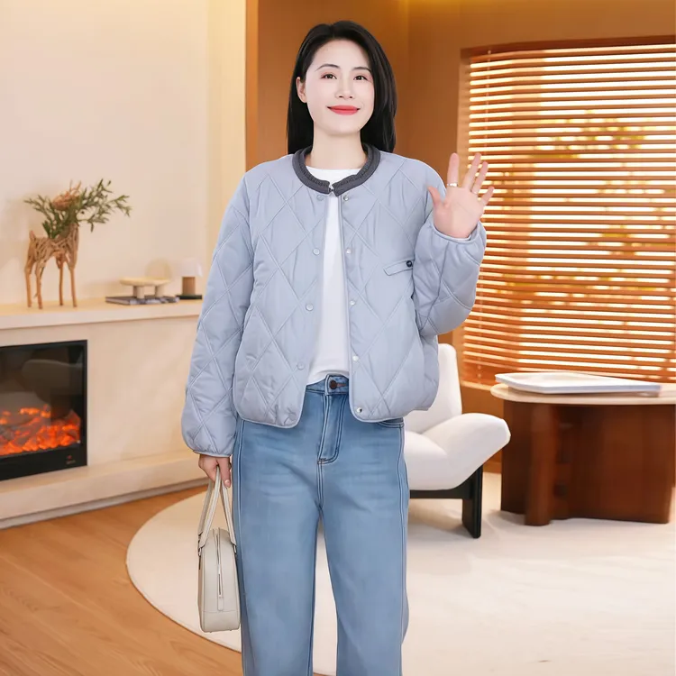 【蓝色诗集】Mayya Plus麦芽定制气质保暖显瘦百搭棉衣女32547772