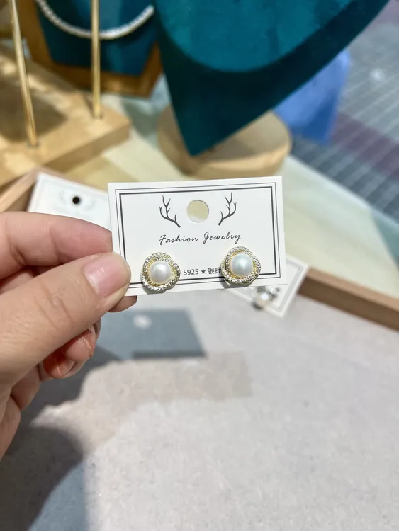 铜合金耳饰 新款耳钉925银耳饰蝴蝶结耳环甜美蝴蝶结挂钩耳钉