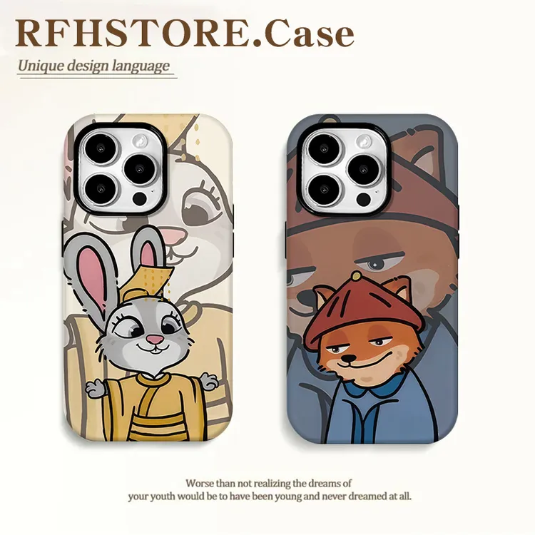 ins风皇帝朱迪太监尼克适用苹果17菲林手机壳华为P70oppo小米vivo