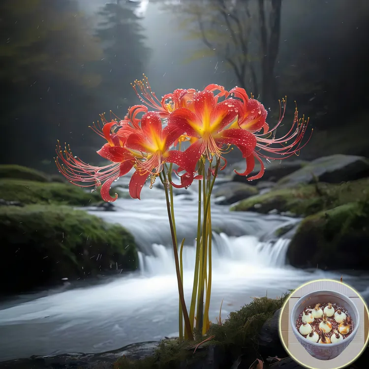 【枫叶红】彼岸花四季开花花卉水培土培种球多年生盆栽石蒜曼珠沙华