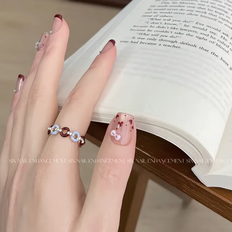 铜合金戒指 「彩链绮遇」高品质戒指·金属质感与彩色珐琅碰撞轻奢