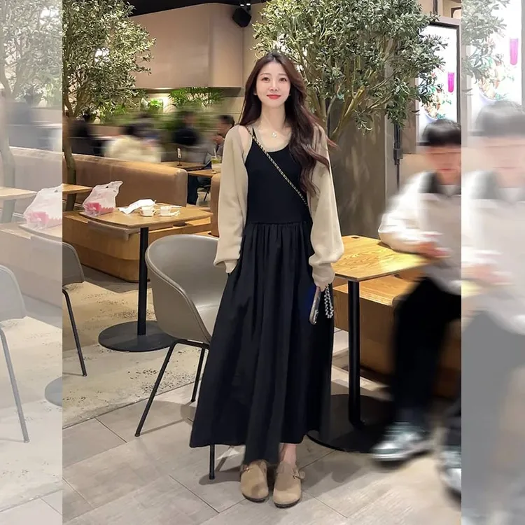 2025年春秋季新款韩版小个子设计感套装女洋气高级感小众两件套潮