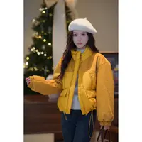 Glele私服「肯豆羽绒」90%鸭绒冬日暖阳肌理感立领羽绒