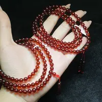 【小北好物】琥珀圆珠项链尺寸约5mm+【多样性发一件】2QH32X259