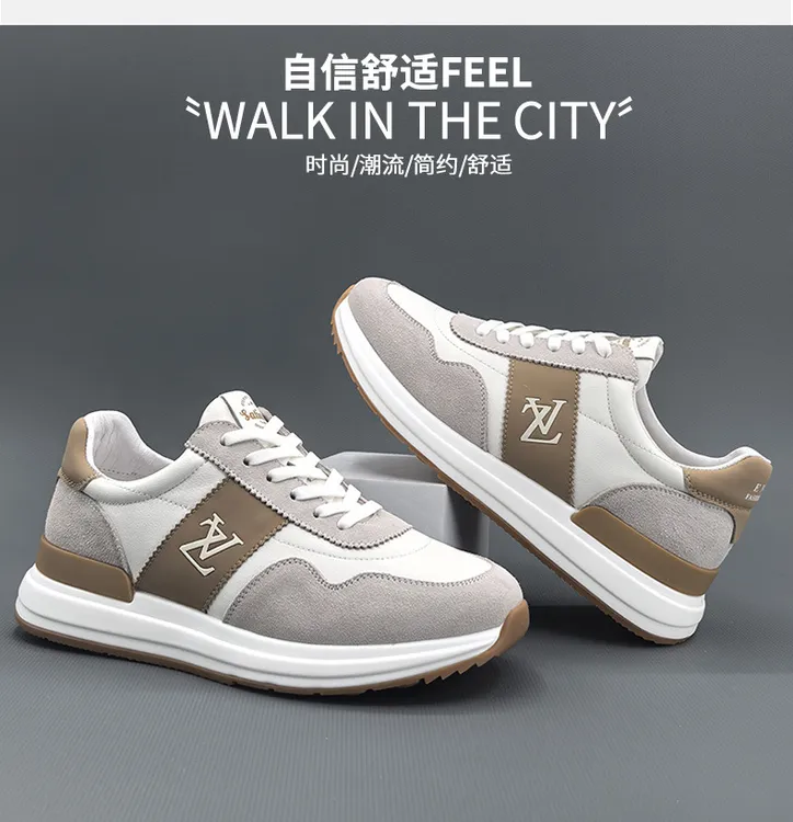 FANMIFAN/梵米凡新款低帮男鞋休闲时尚百搭透气潮阿甘跑步潮鞋子商品图