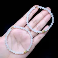 【云上好物】和田玉DIY手串-多样性发其一-4.5mm-DS09584-30（JG）