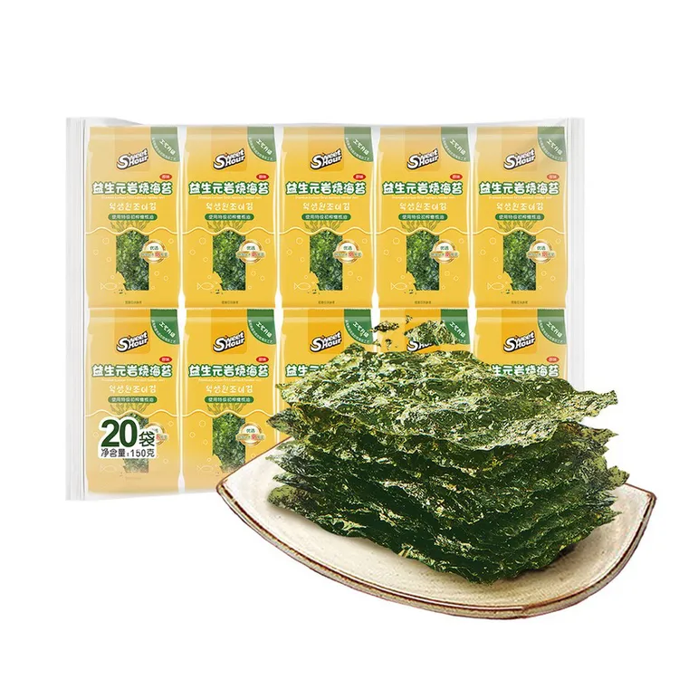 MM会员超市益生元海苔即食休闲零食烤紫菜片非油炸即食网红零食