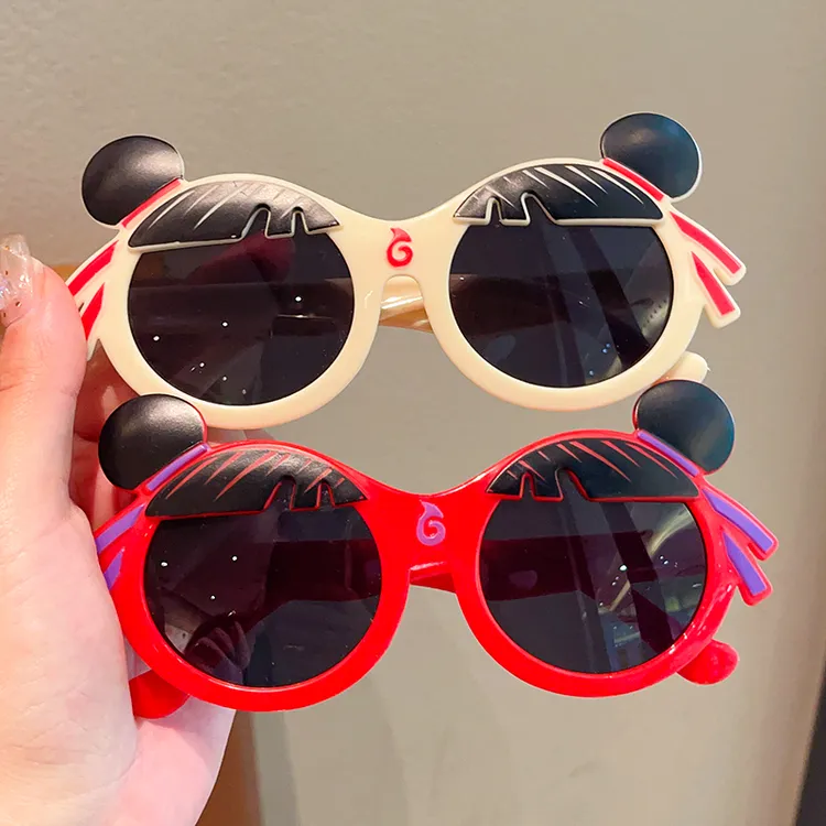 儿童卡通哪吒太阳镜男女童遮阳眼镜防紫外线夏季宝宝可爱玩具墨镜