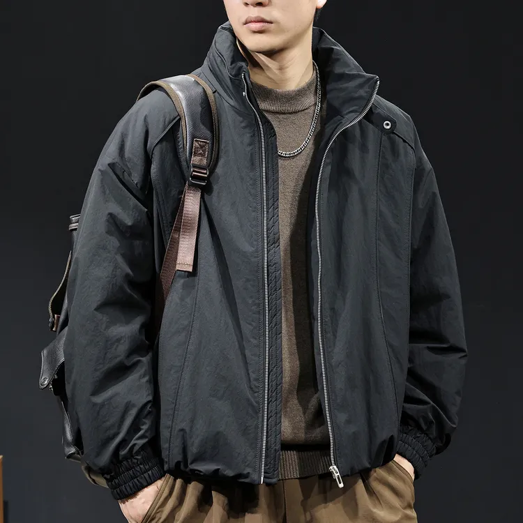 MR.MUDI/穆迪先生美式白鸭立领羽绒服男冬季新款加厚保暖潮牌外套