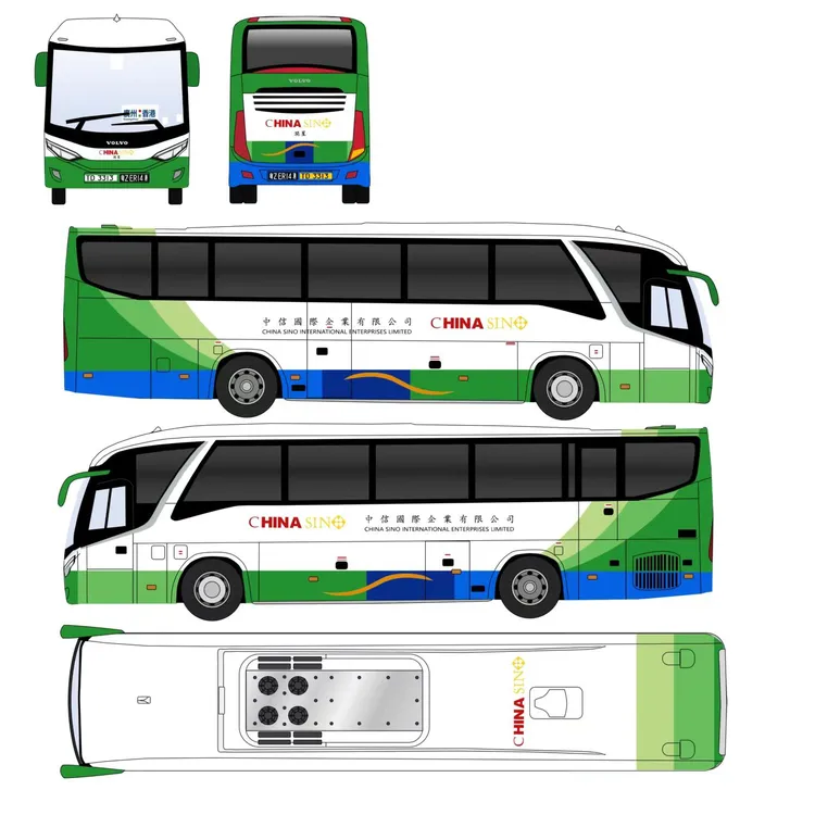 N比例香港题材  N比例香港题材跨境巴士 1/160旅游巴士