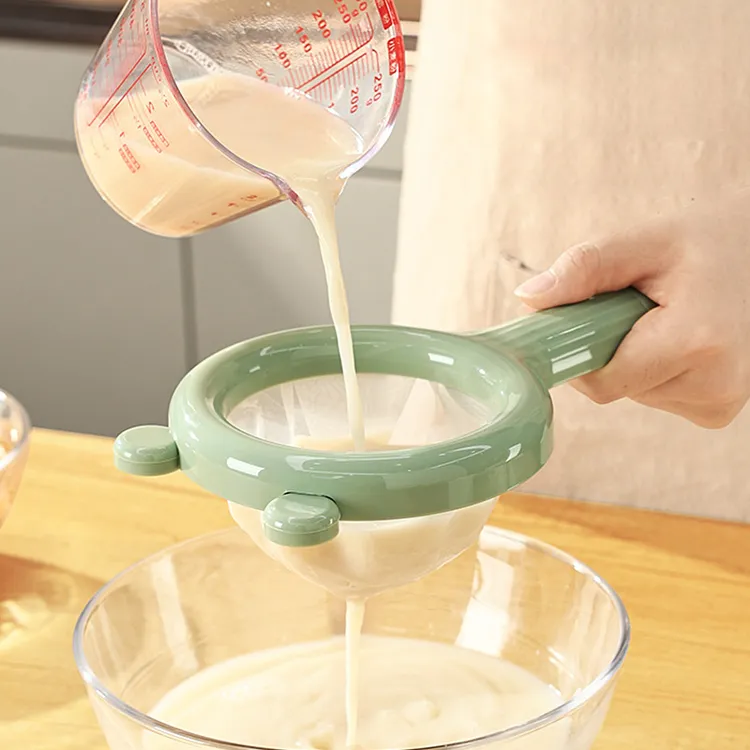 豆浆过滤网筛婴儿辅食超细漏网果汁过滤器隔渣小漏勺家用厨房神器