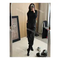 SWENTUO.欧美小众设计款时尚秋冬浴巾感百搭收口卫裤