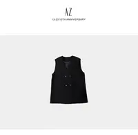 LIS&AZ-摩登时尚v领西装马甲