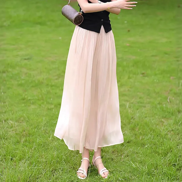 2025独特超好看裤子女夏季薄款新款九分裤显瘦梨型身材休闲阔腿裤