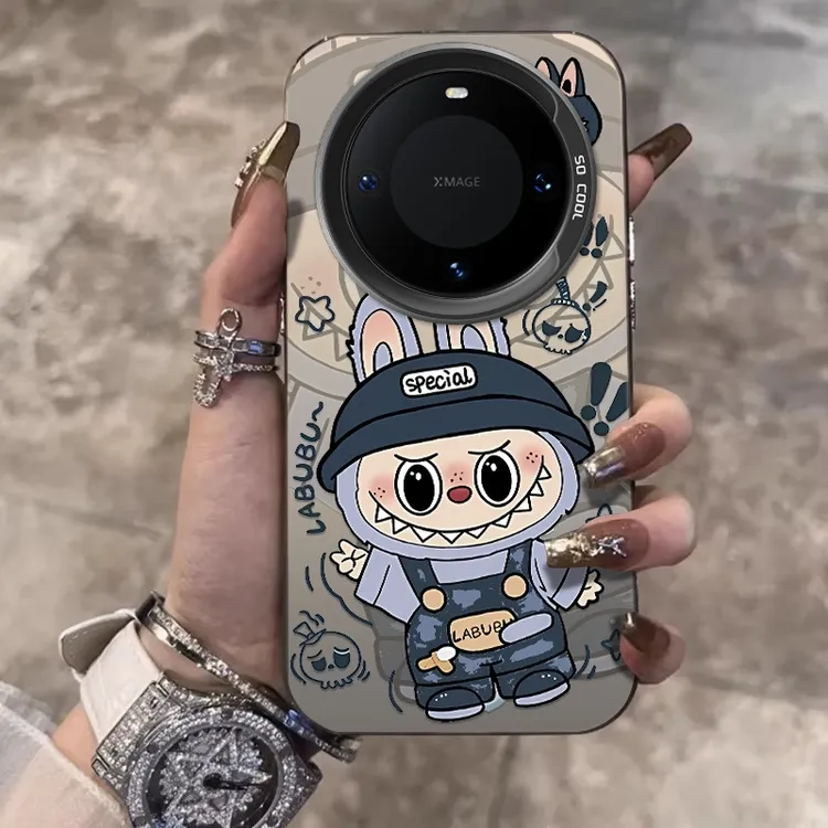 比耶布布华为mate60pro手机壳mate70创意P70/60/50磨砂小众防摔