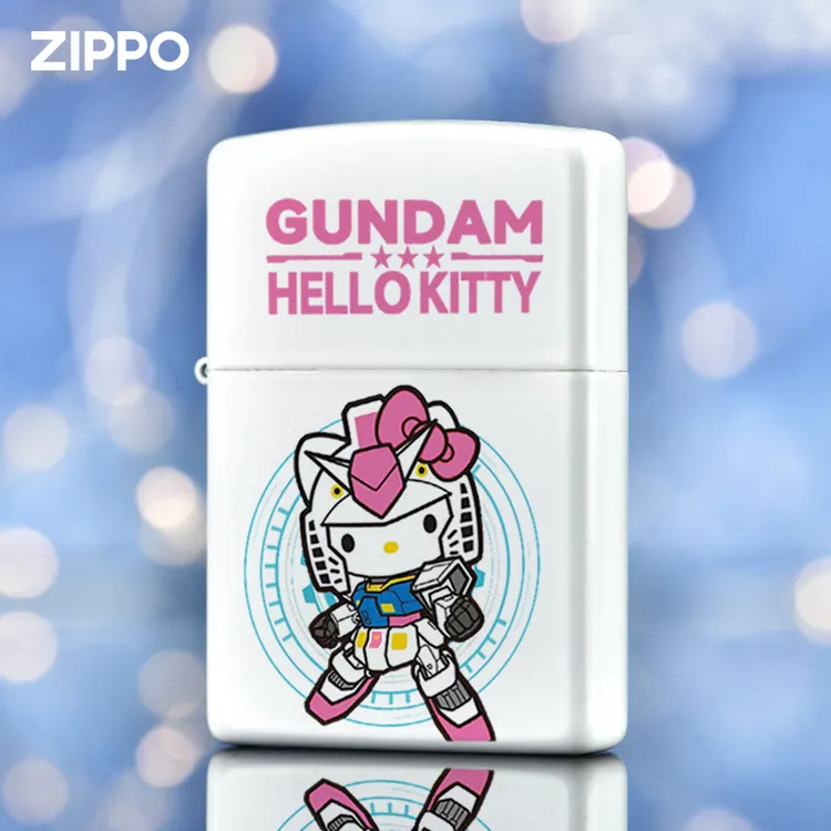 ZIPPO/之宝正版打火机高达凯蒂猫夜光可爱煤油火机送男友礼物DYJ1