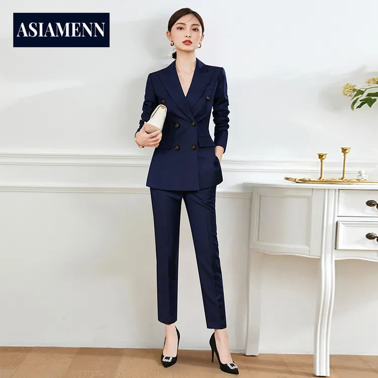 高级感西装套装女士小个子职场通勤装商务西服面试正装律师职业装