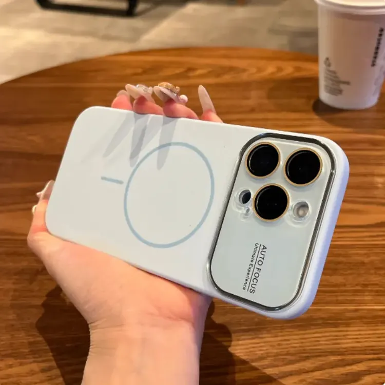 适用液态硅胶苹果17promax手机壳16pro15大视窗磁吸新款14/13简约