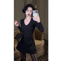 LYXJ【轻丝无痕】秋冬小众设计极简无痕高弹打底衫12862