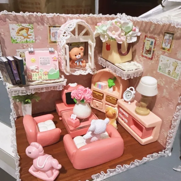 【定制款卧室系列/咖啡店】娃娃屋DIY家具摆件，玩具，饰品配件。