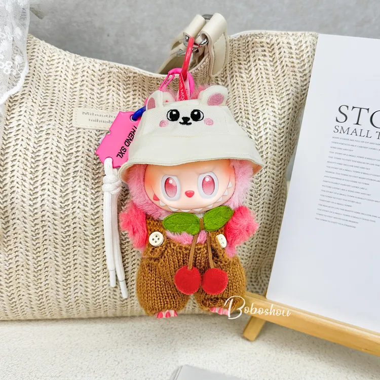 POP MART/泡泡玛特labubu拉布布书包背包配饰毛绒小挂件玩偶公仔