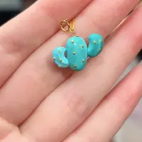 未镶嵌绿松石珠宝奇石