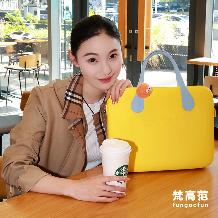 fungoofun梵高范EVA潮流便携手提百搭防摔防撞轻便防水电脑包