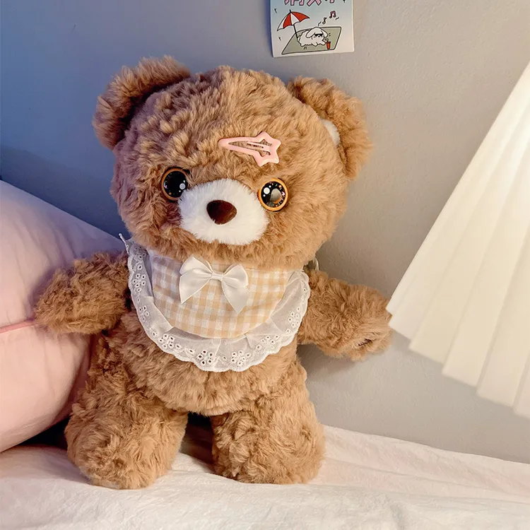摩卡小熊战士玩偶泰迪熊毛绒玩具公仔睡觉抱娃娃送女朋友生日礼物