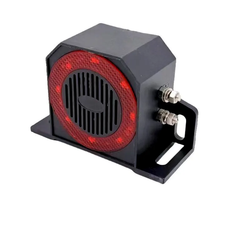 倒车喇叭12V-48V通用防水倒车带灯喇叭