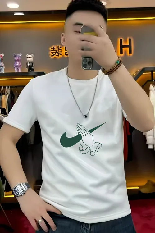 夏季短袖t恤男网红潮牌体恤ins潮流休闲百搭修身男士圆领半袖上衣