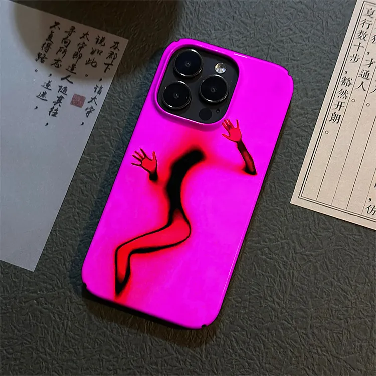 油画身躯适用苹果14promax手机壳iPhone15/16/17创意13硬ins11/12