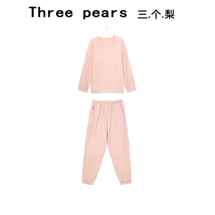 秋冬新款家居服德绒套装WO0009