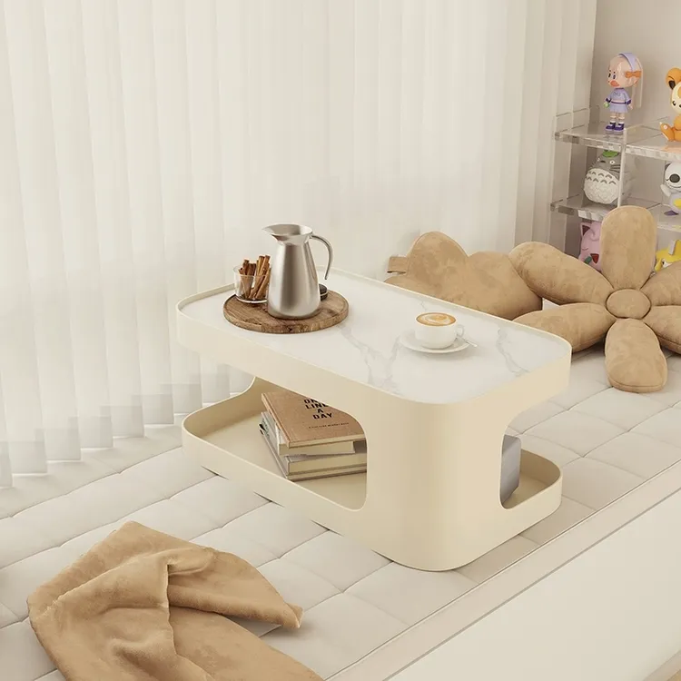 奶油风飘窗茶几小桌子榻榻米茶桌矮桌简约炕桌炕几卧室阳台飘窗桌