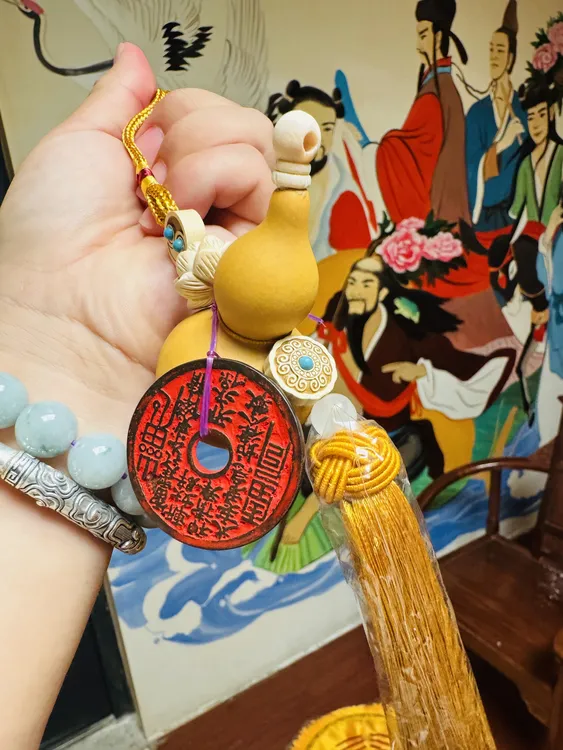 【正一道门】老山鬼钱葫芦老师纯手工雕刻可定制