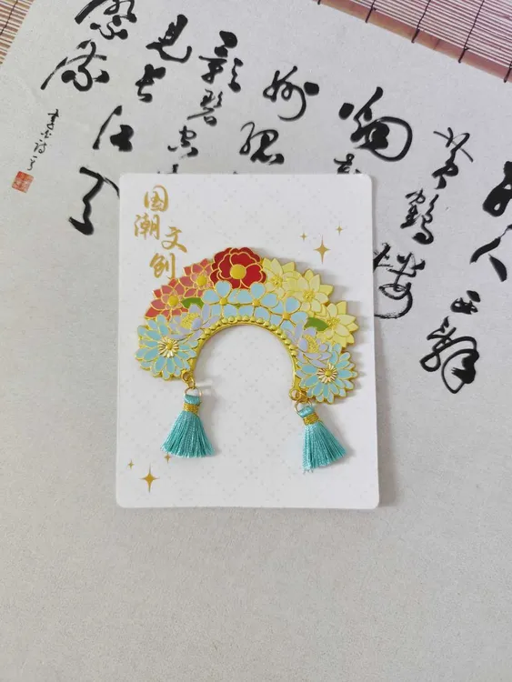 泉州簪花国潮城市冰箱贴金属景点景区原创旅游文创纪念品