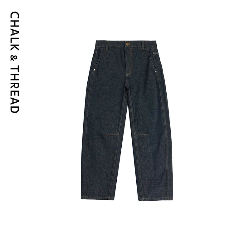 【ohwehi专属】CHALK&THREAD原色微弧牛仔裤
