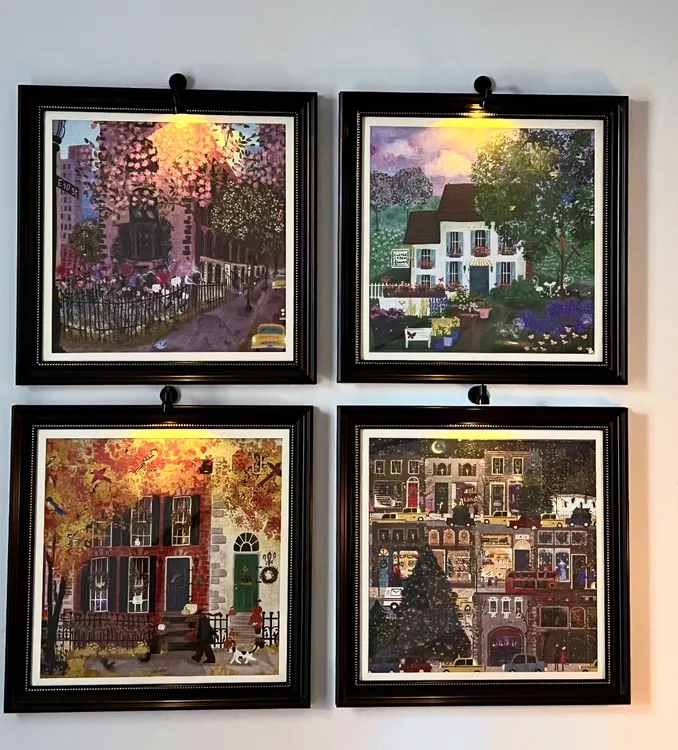 【官方正品】Galison正品冬灯拼图春夏秋冬四季带相框成人益智礼物