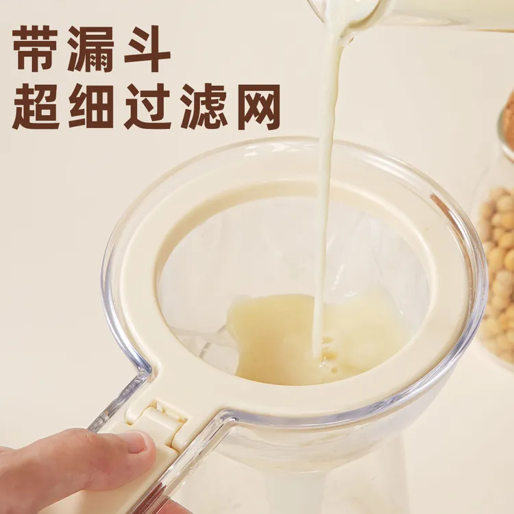 豆浆过滤网筛漏斗多功能厨房家用手持滤网商品图