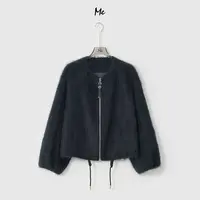 ME【大吉岭长毛外套】阿拉善山羊绒混纺拉绒时尚百搭大衣MESA2561