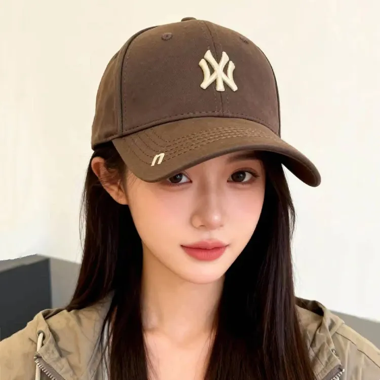 2026春夏新款棒球帽女韩版ins百搭显脸小户外遮阳硬顶鸭舌帽男款