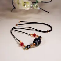 【不二】十字佛心天珠DIY编绳版项链（多样性发）